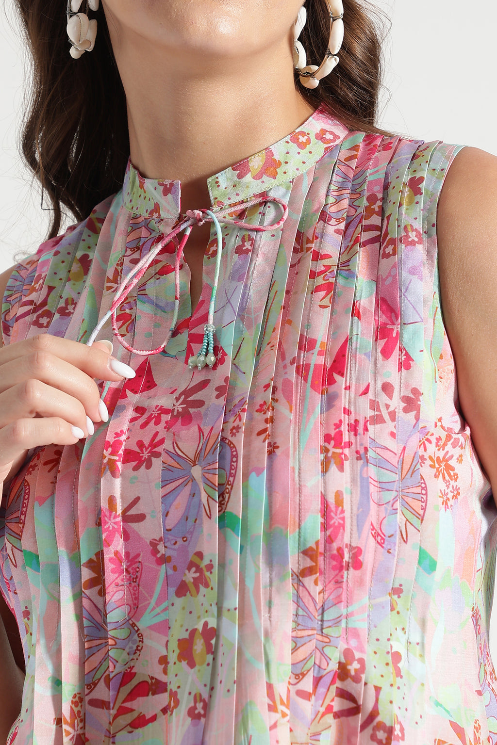 Luxeora Floral Cotton Night Suit for Women | Soft Lounge Wear Set