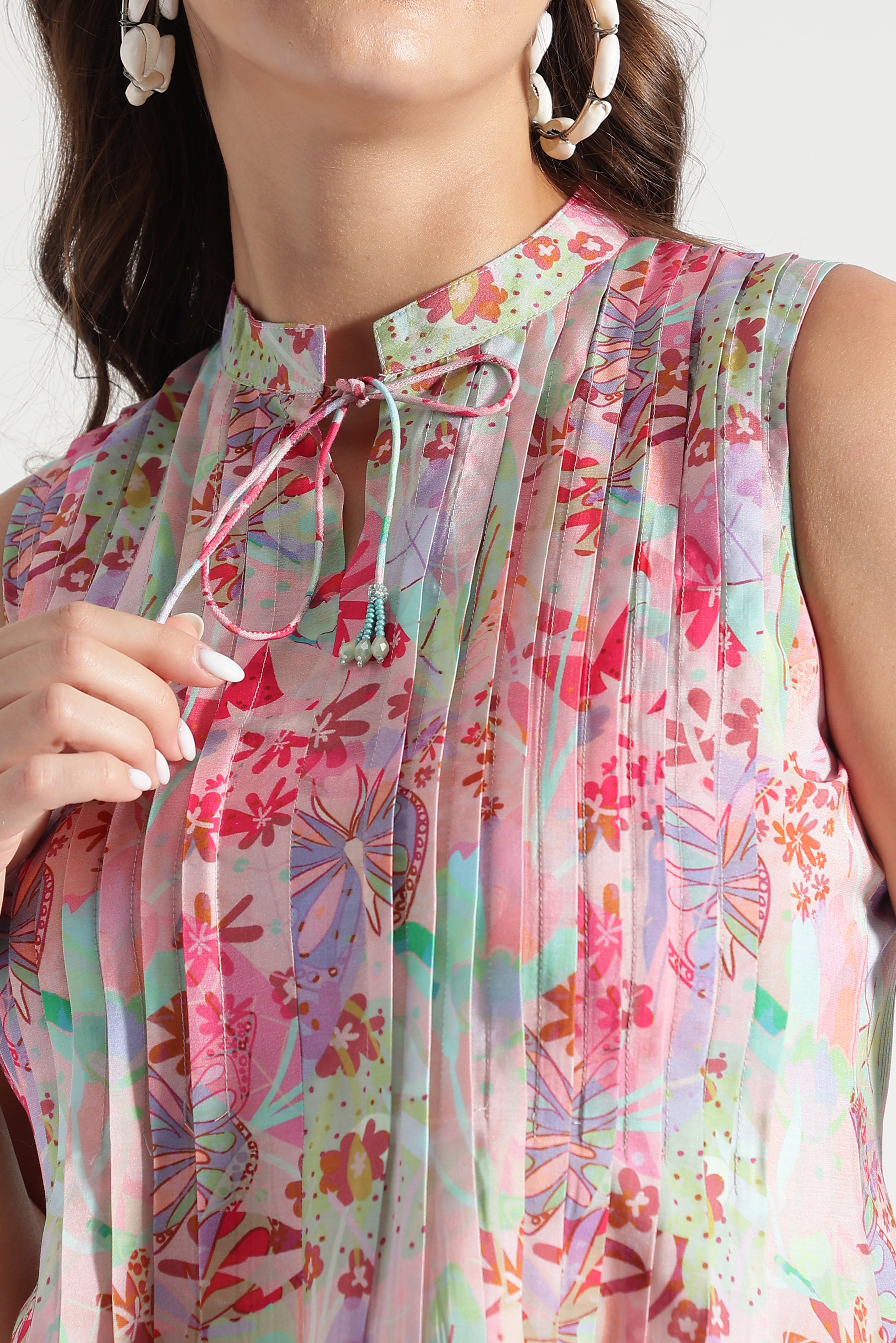 Luxeora Floral Cotton Night Suit for Women | Soft Lounge Wear Set