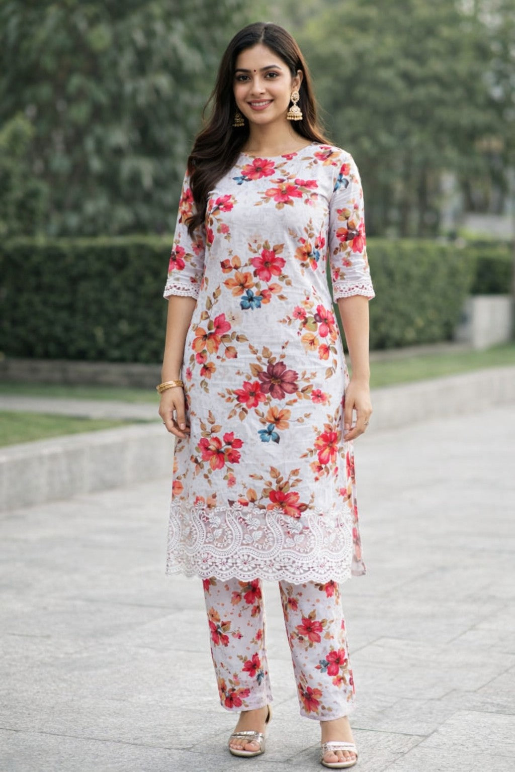 Premium Cotton Kurti Set for Women