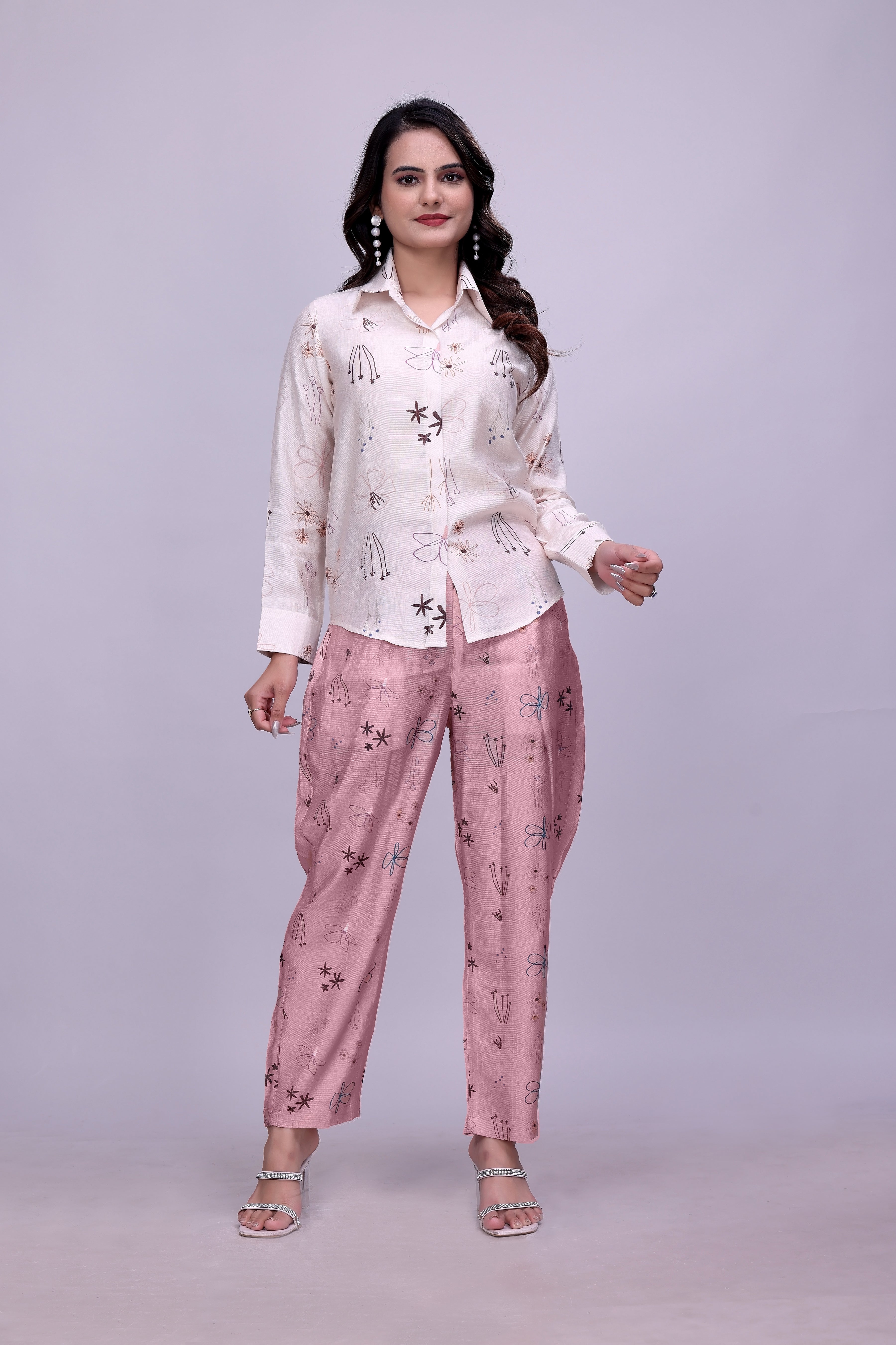 WomenPrinted Pyjama Set