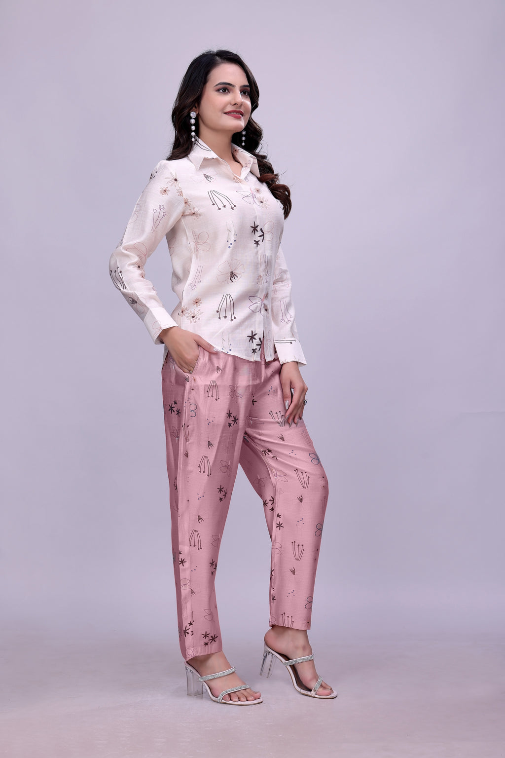 WomenPrinted Pyjama Set