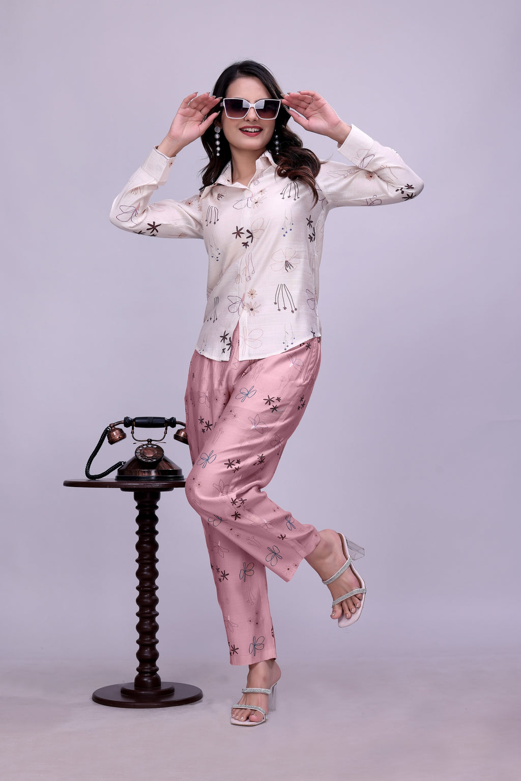WomenPrinted Pyjama Set