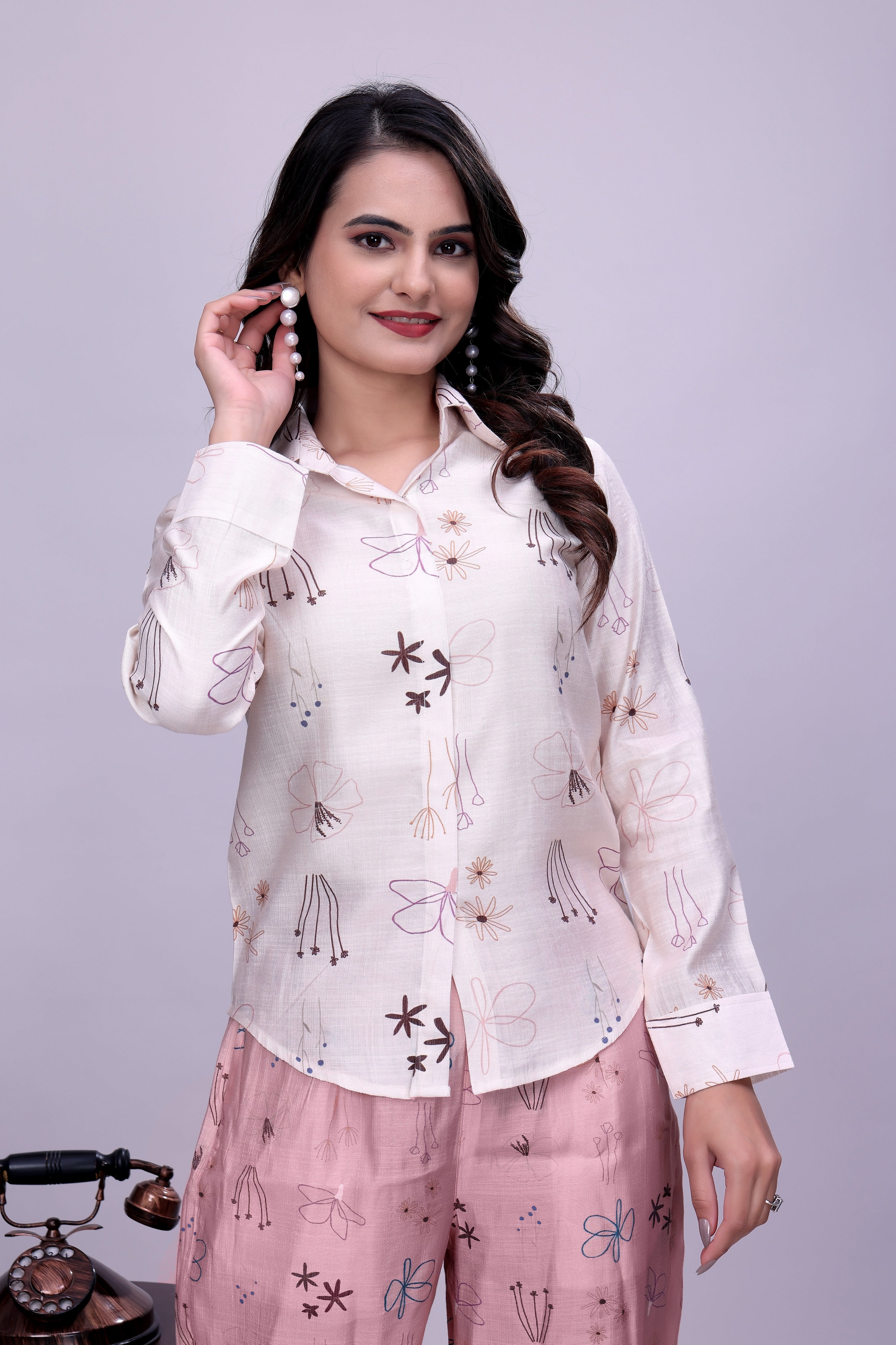 WomenPrinted Pyjama Set