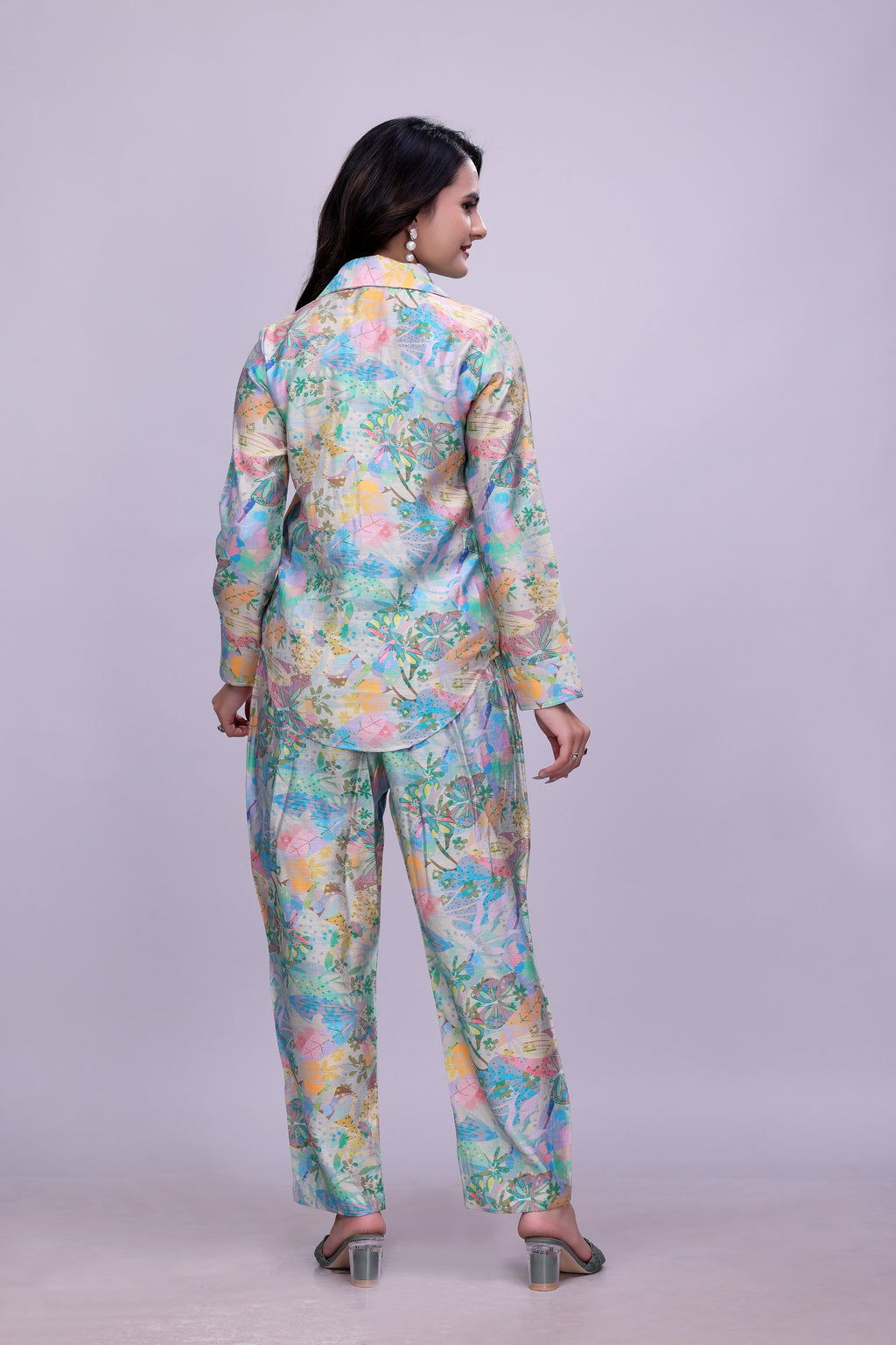 Floral Printed Kurta Pant Co-Ord Set