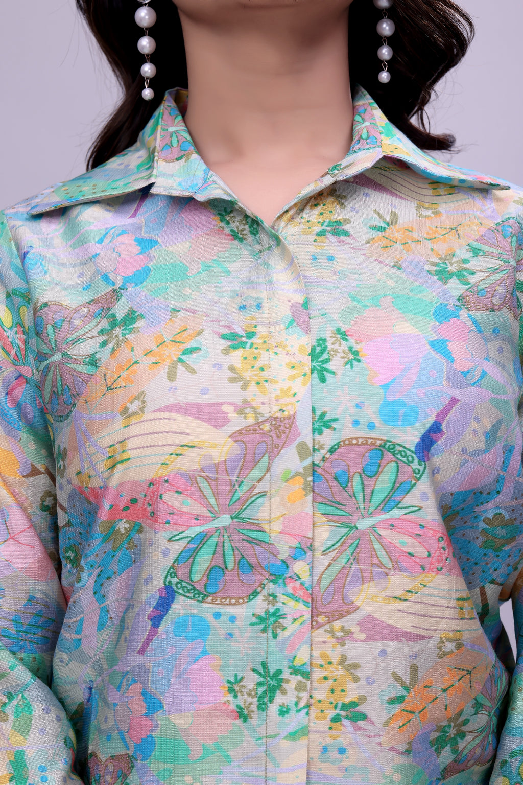 Floral Printed Kurta Pant Co-Ord Set