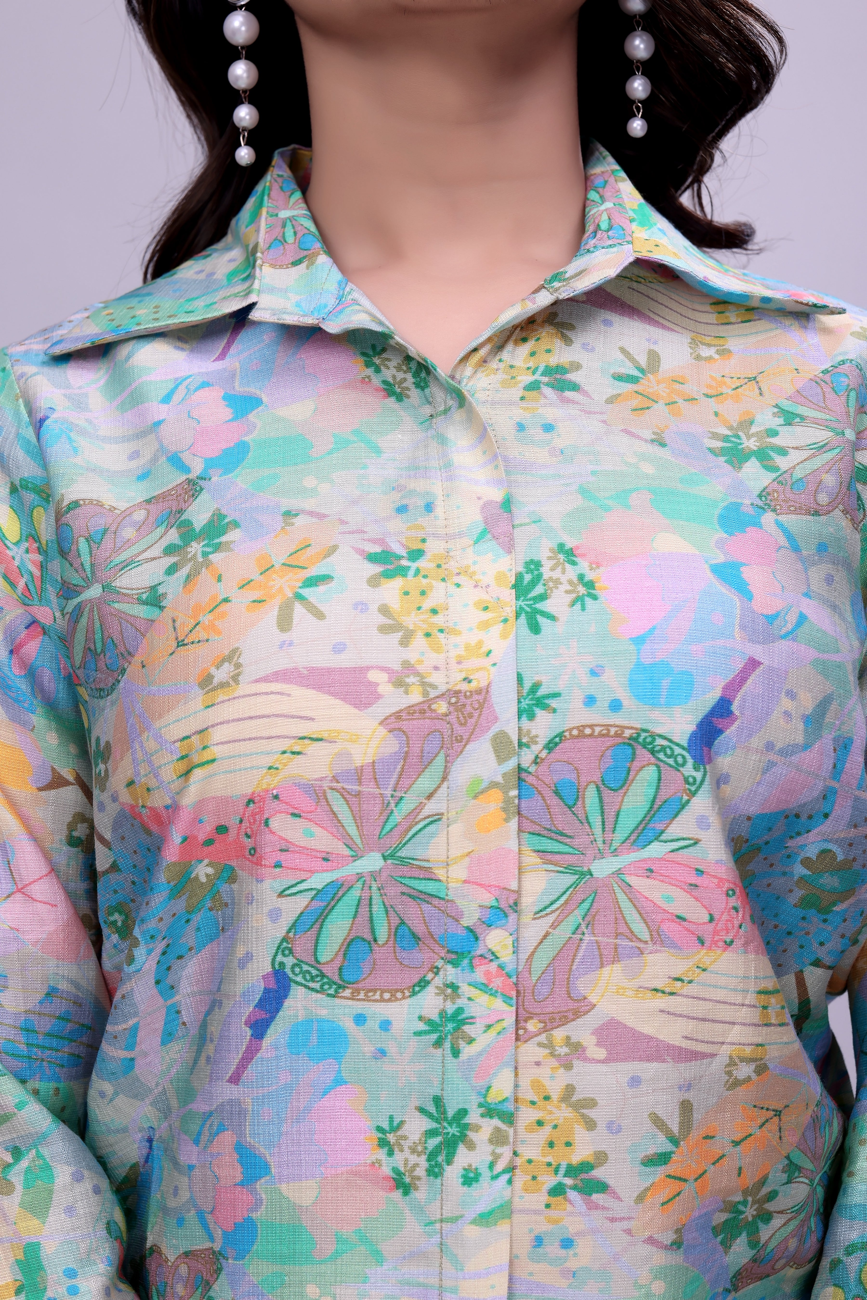Floral Printed Kurta Pant Co-Ord Set