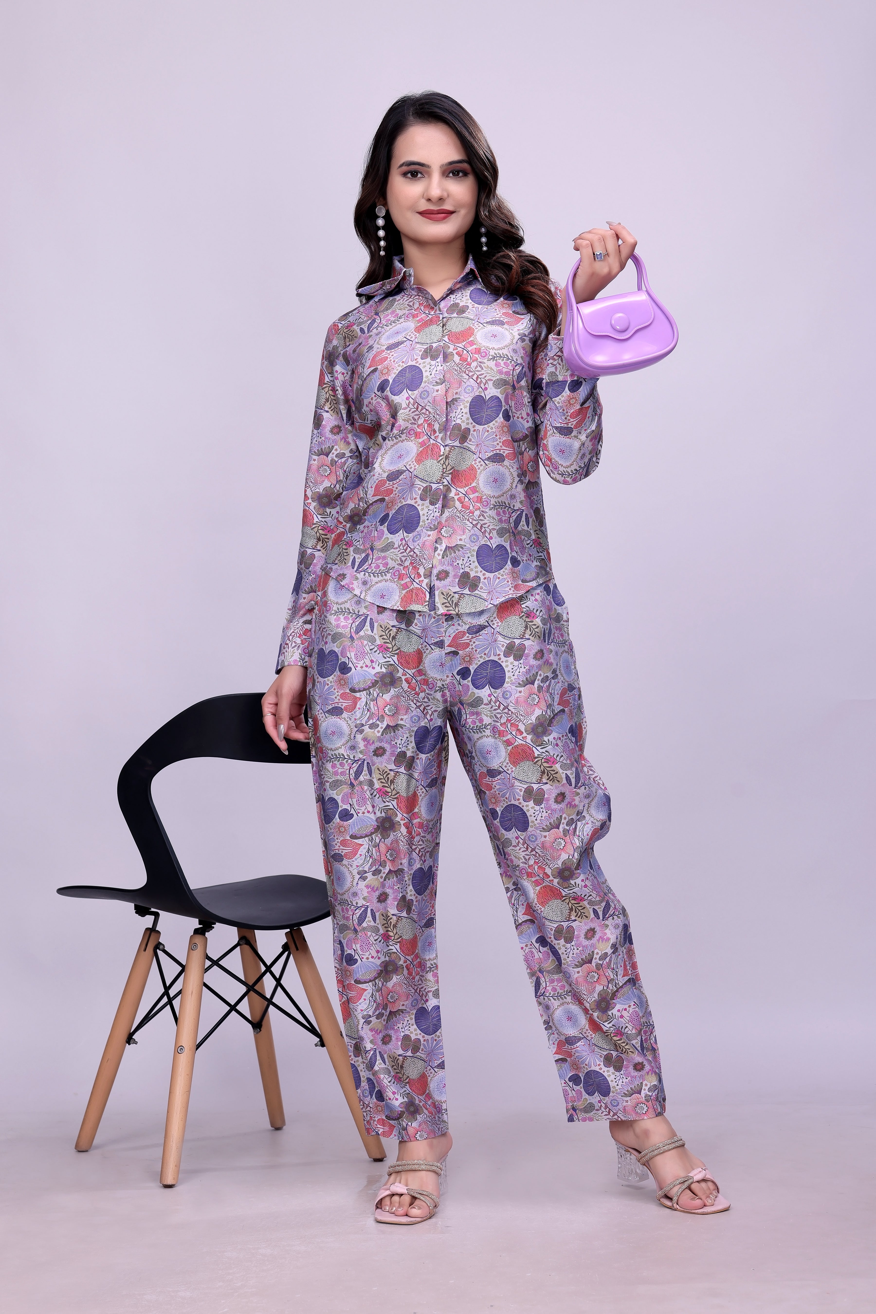 Luxury Floral Pajama Set for Women