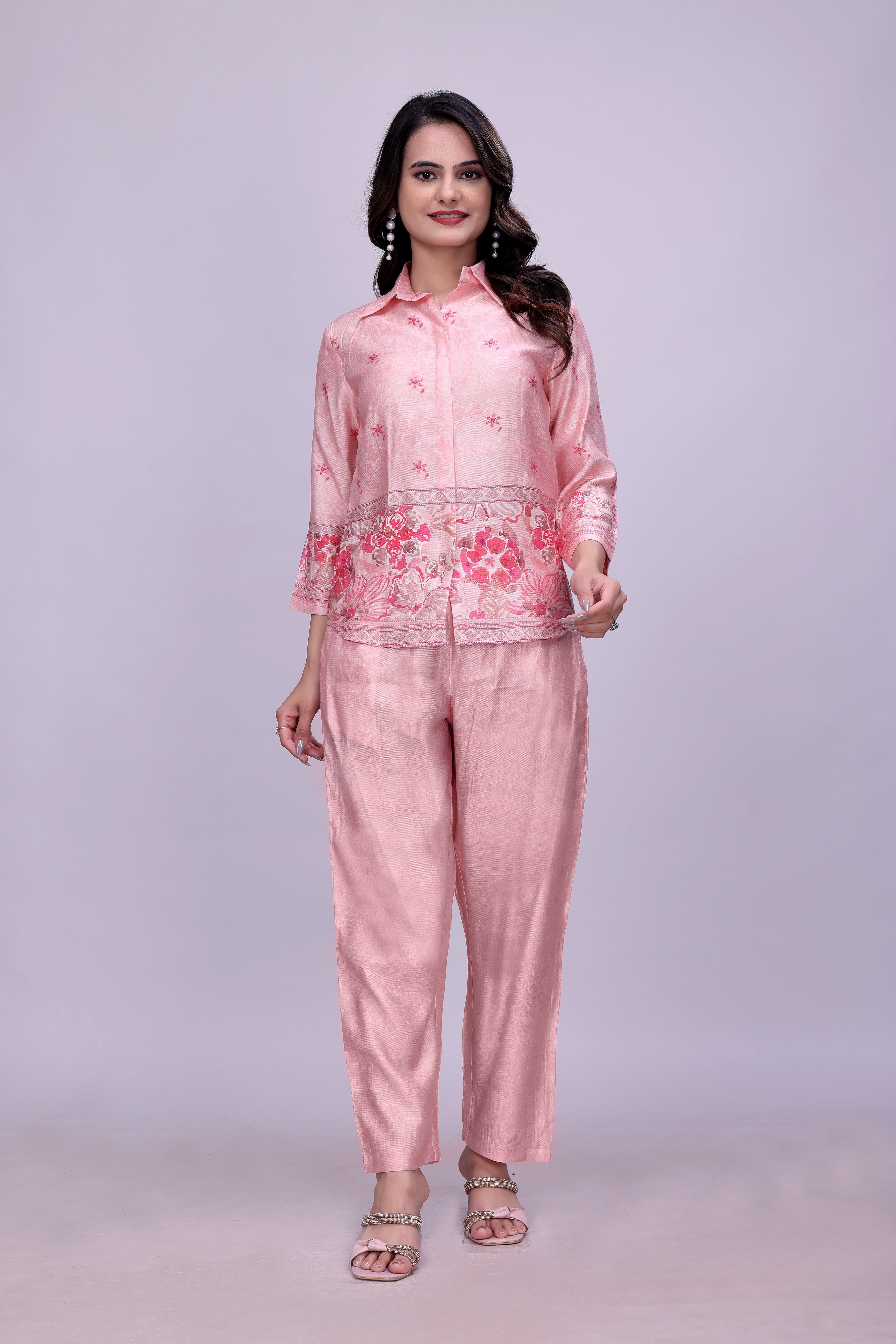 Stylish Floral Nightwear Set