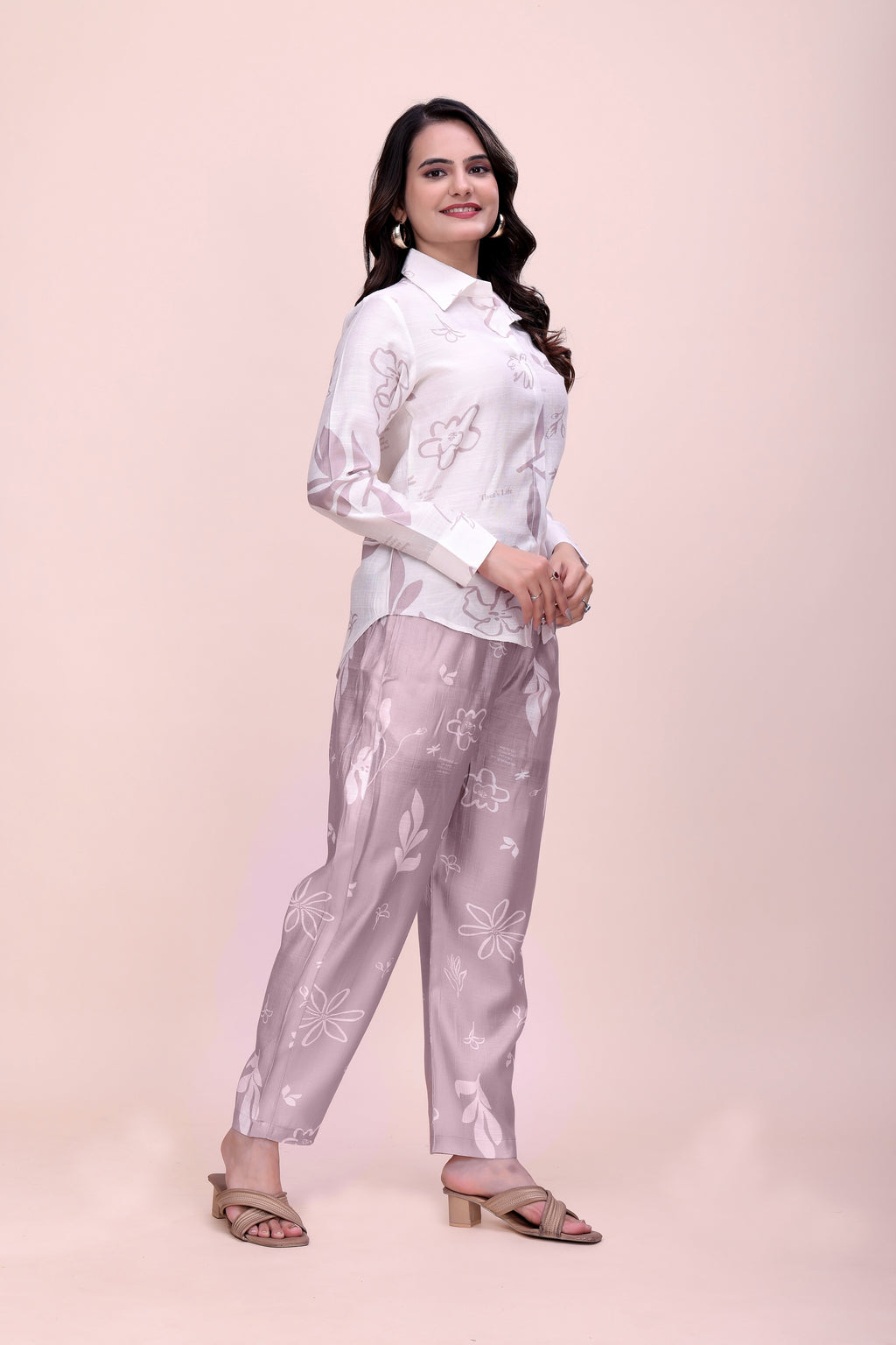 MBeautiful Women Floral Printed Night suit