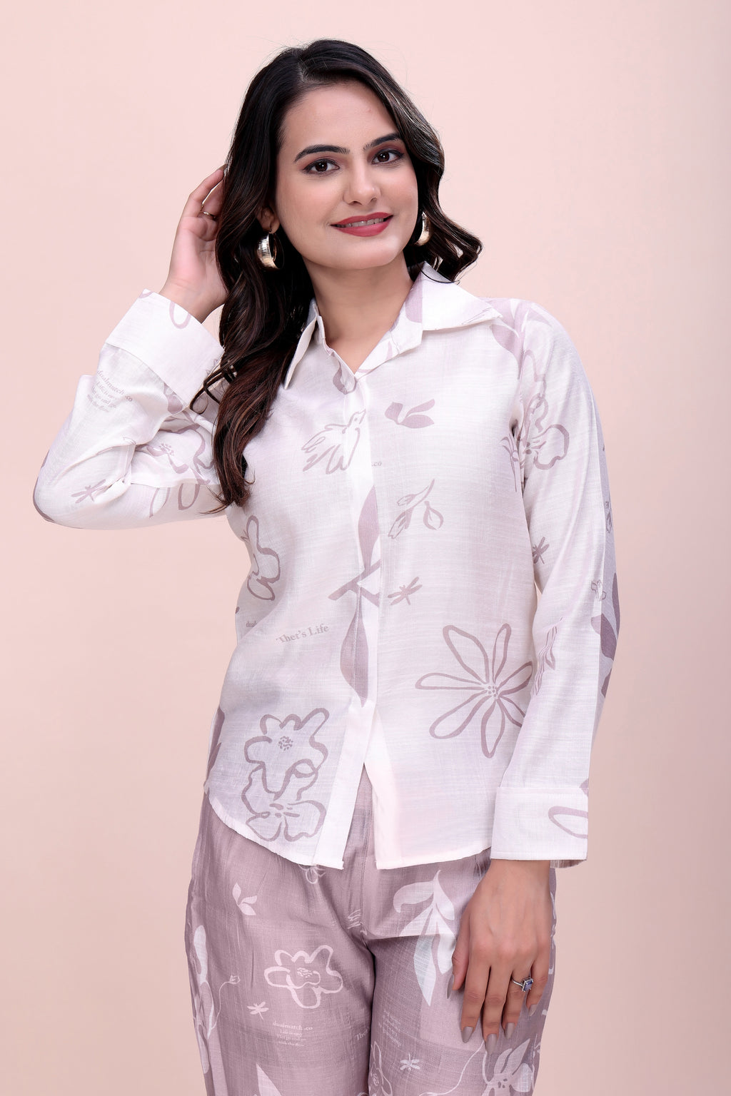 MBeautiful Women Floral Printed Night suit
