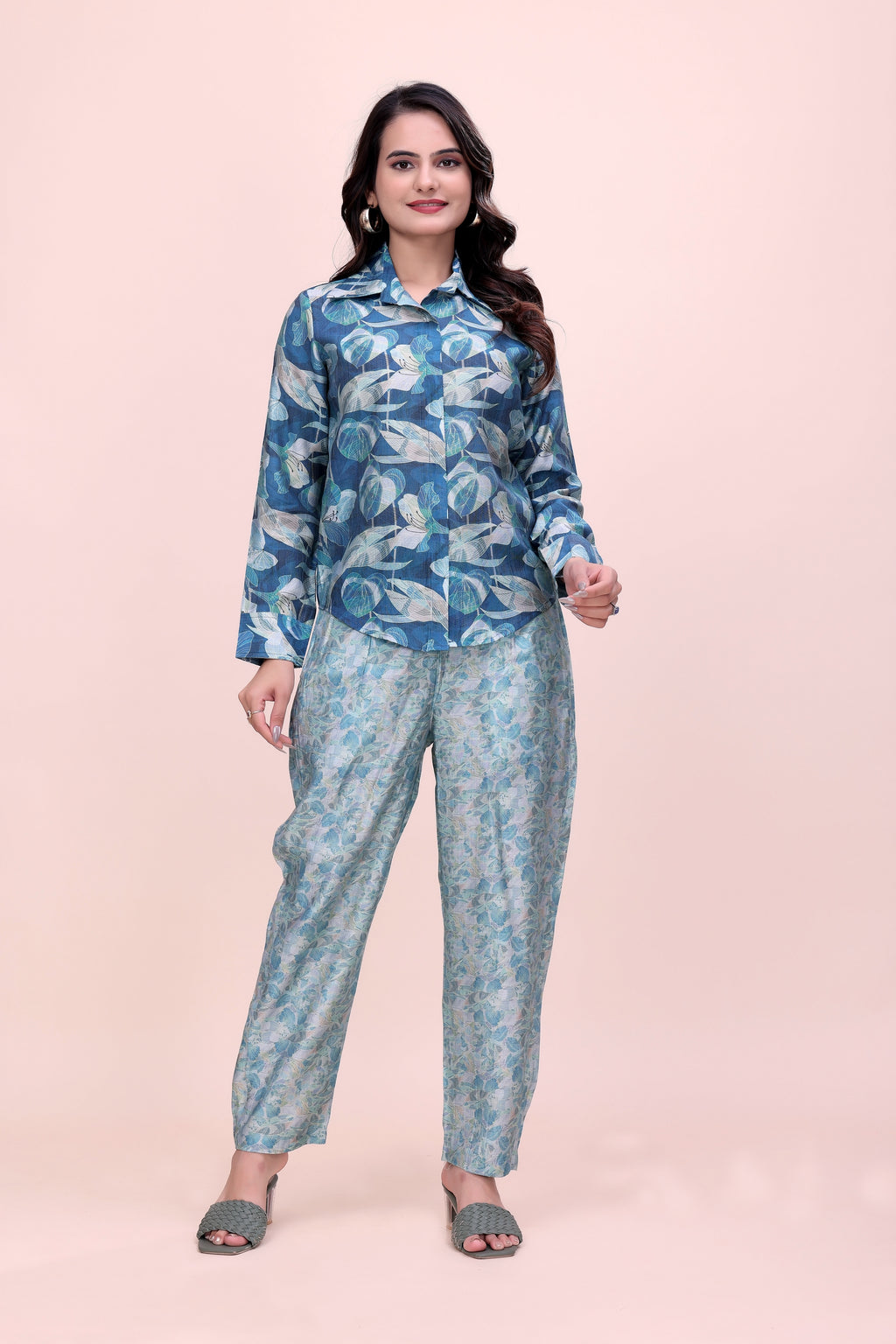 Luxury Floral Pajama Set for Women