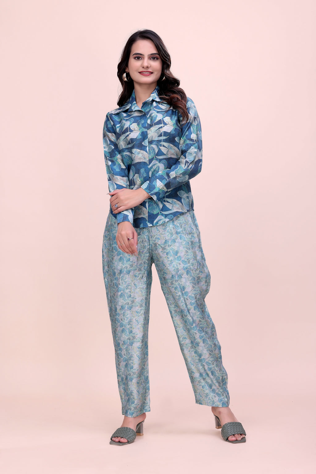 Luxury Floral Pajama Set for Women