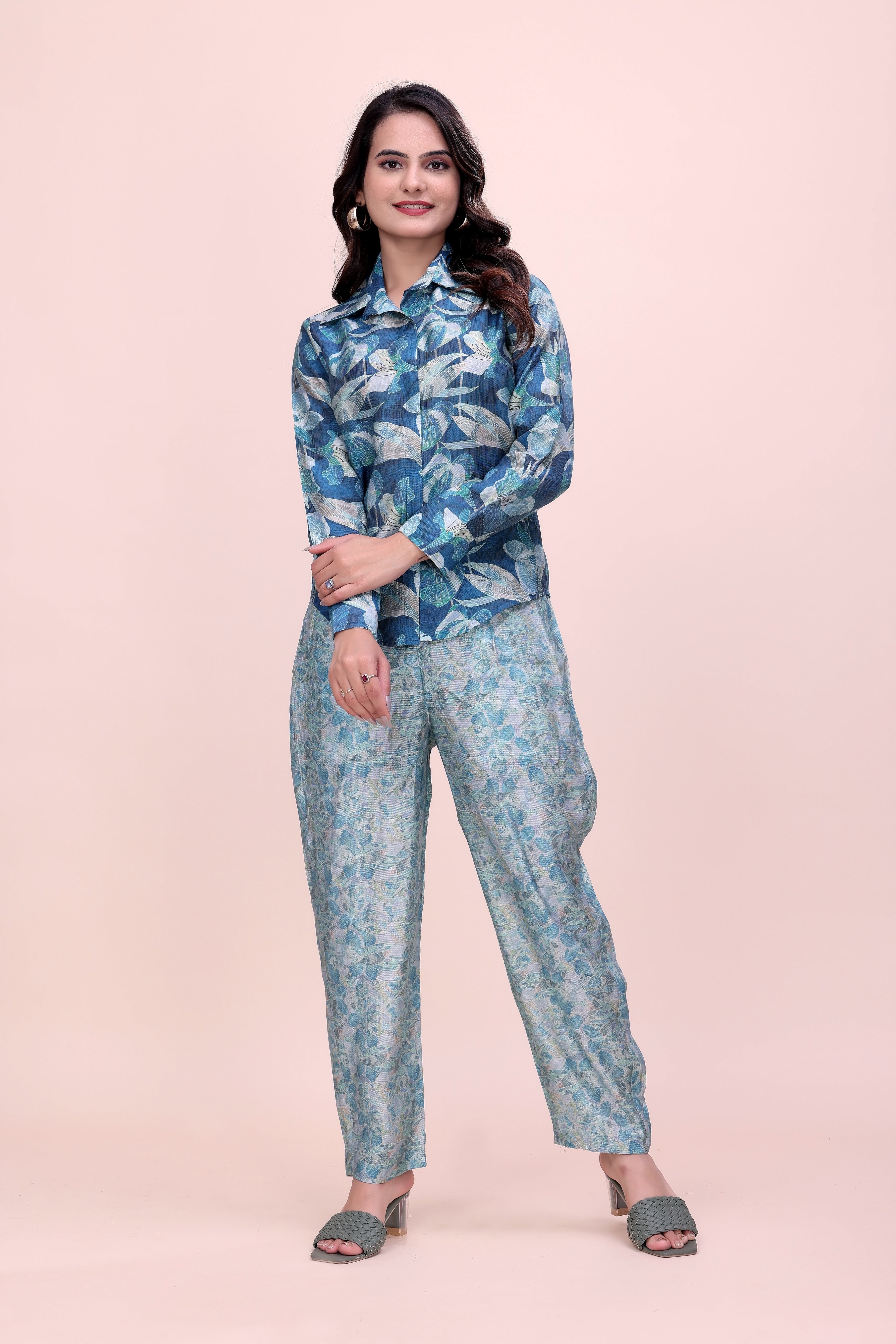 Luxury Floral Pajama Set for Women