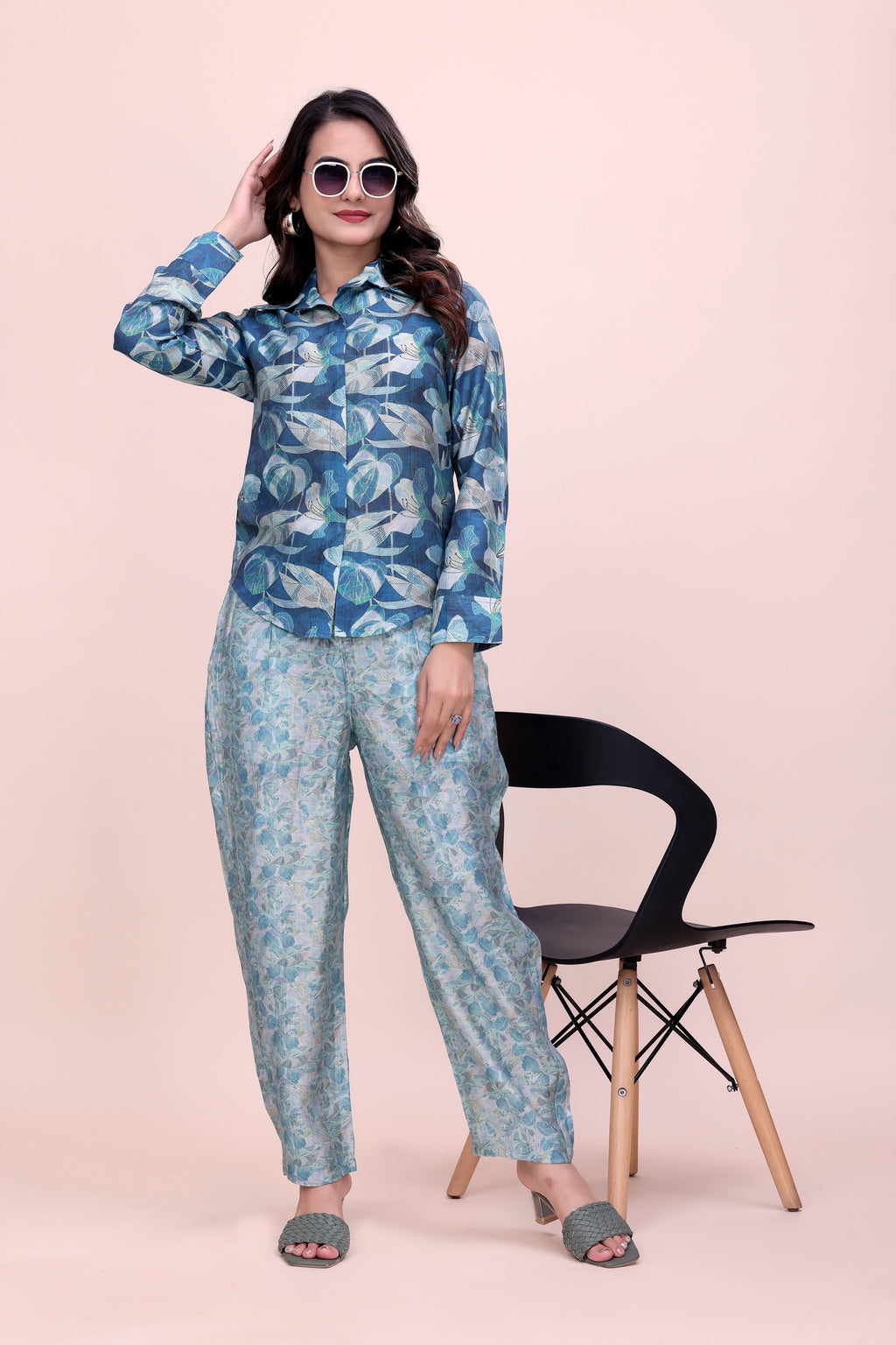 Luxury Floral Pajama Set for Women