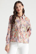 Oversized tie-detail shirt Women Formal Shorts