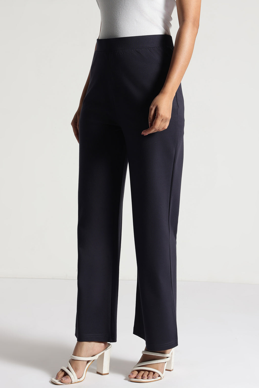 Women Straight Fit Formal Pants