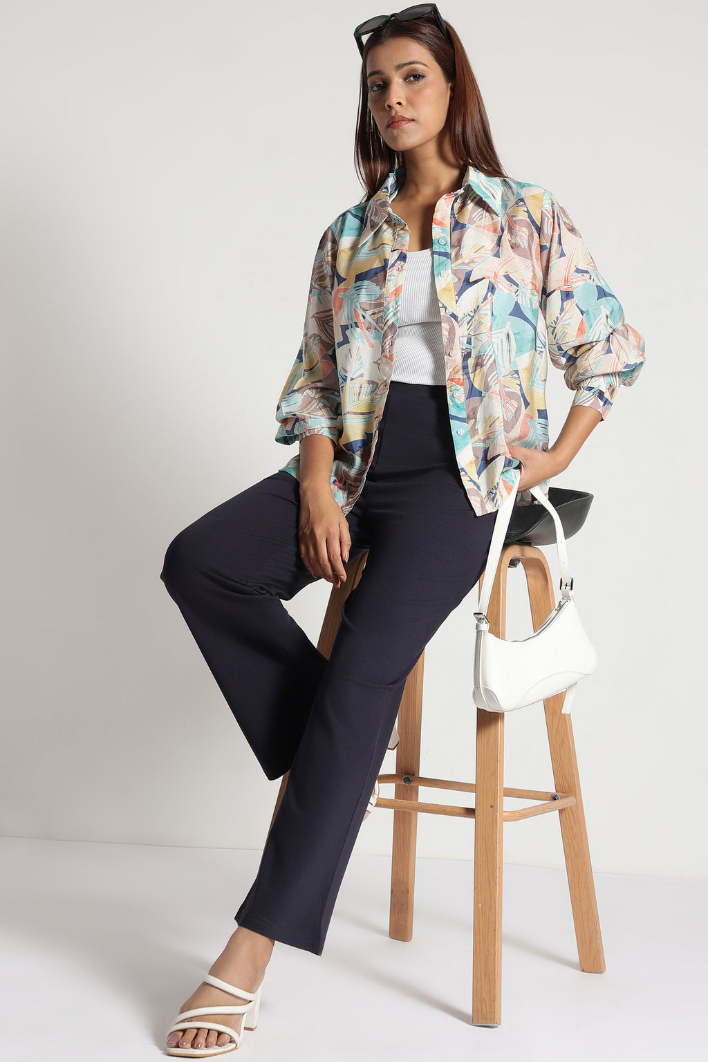 Women Straight Fit Formal Pants