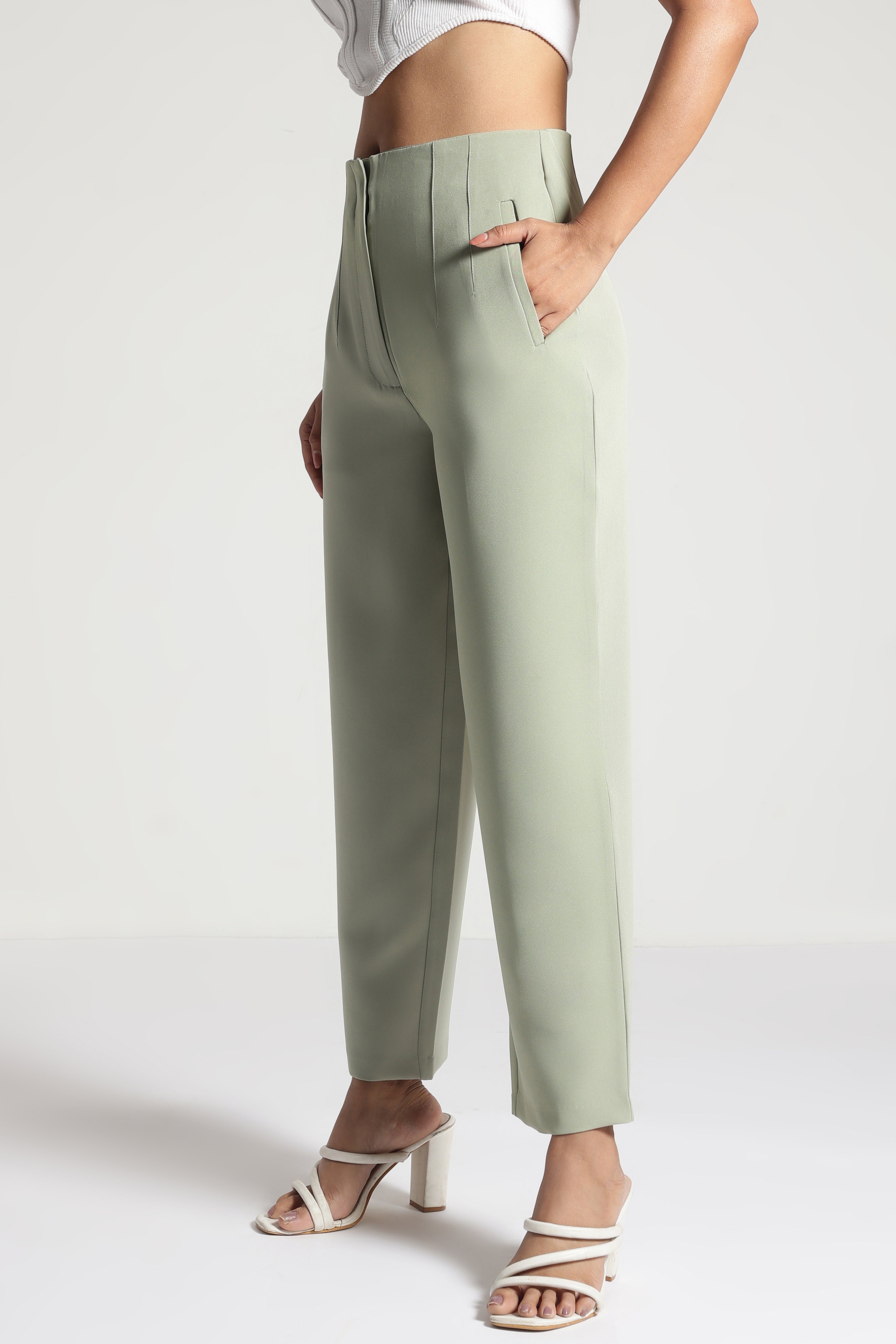 High Waist Formal Pants for Women